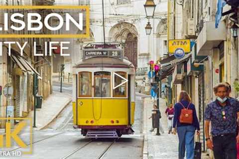 LISBON - City Life & Landmarks - Beautiful Capital of Portugal in 4K | Traveling around Europe