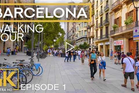 BARCELONA, Spain - 4K City Walking Tour - Episode #1 - Exploring European Cities
