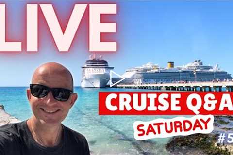 Live Cruise Q&A Hour #59. Your Questions Answered. Saturday 30 April 2022