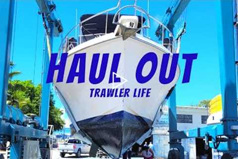 Haul Out & Survey || What's NEXT for us || Starting Over ||  Living Fulltime on a TRAWLER life..