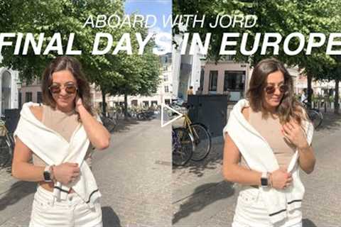 ABOARD WITH JORD: days in my life, last European port days | we’re changing itineraries!! 🚢🌊