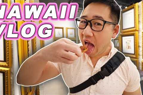 FULL NIGHT of EATING! || [Honolulu, Hawaii] Sushi, Pupus & Art! *vlogmas day 14*