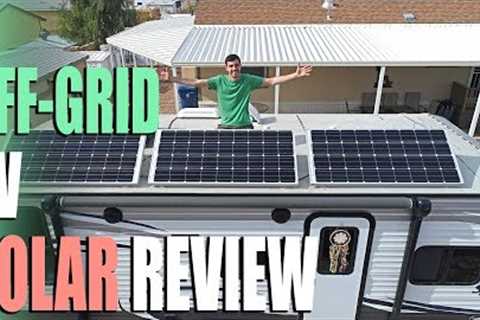 Off Grid RV Solar Review for Boondocking & Dry Camping - Full Time RV