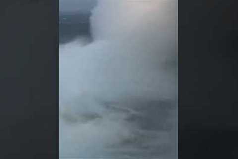 MONSTER WAVE hits cruise ship at sea