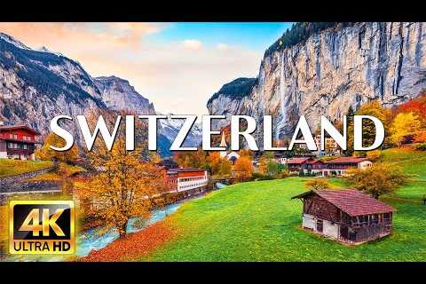 FLYING OVER SWITZERLAND 4K Video UHD - Relaxing Music With Stunning Beautiful Nature To Travel On TV