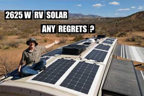 RV Solar System Lessons Learned