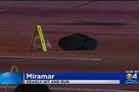 Driver Flees After Striking And Killing A Man In Miramar