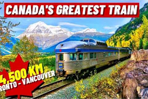 VIA Rail “The Canadian” 🇨🇦 Toronto to Vancouver by luxury sleeper train