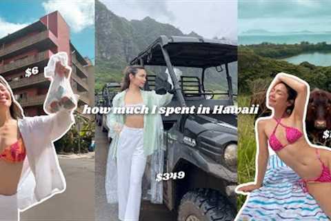 How Much I Spent In A Week In Hawaii