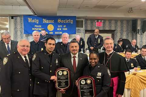 Holy Name Society fetes Cops of the Year