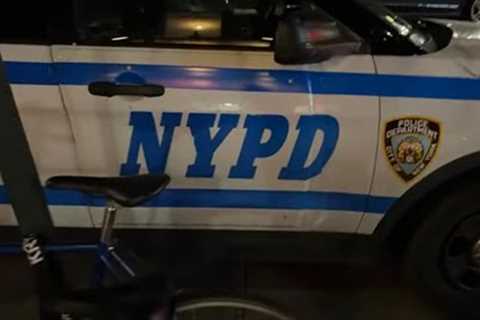 NYPD precinct in prospect Brooklyn throwing water out the window at me