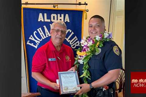 Hawai‘i police officer honored for work solving Puna burglary