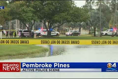 DEVELOPING: Man Runs Into Canal After Fleeing Police In Pembroke Pines