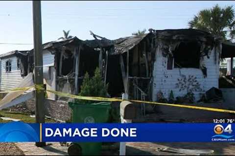 Two Hospitalized After Mobile Home Fire In Davie