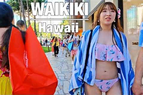 WALKING HAWAII | Waikiki Beach and Main Street