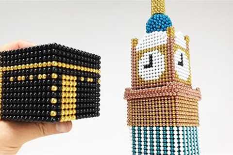 Makkah Royal Clock Tower out of Magnetic Balls | Magnetic Games