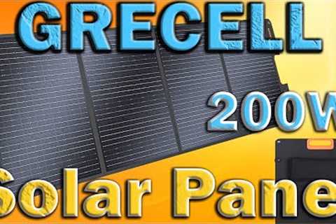 GRECELL 200W Portable Solar Panel for Power Station