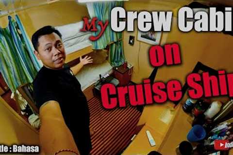 CRUISE SHIP CREW CABIN TOUR | HOW SMALL IS CREW CABIN ON CRUISE SHIP | CRUISE SHIP VLOG