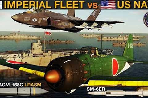 Modernized 2025 US Carrier Group vs WWII IJN Pearl Harbor Strike Fleet (Naval Battle 78) | DCS