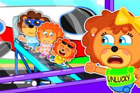 Don''t Leave Lucky Alone - Kids Stories About Lion Family - Fun Vacation | Cartoon for Kids
