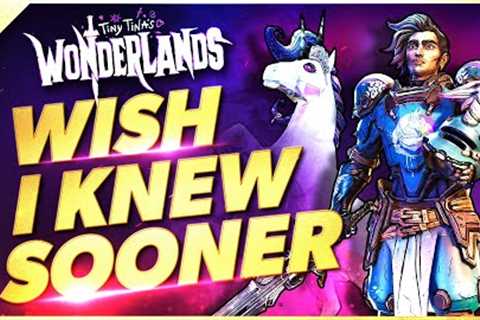 Tiny Tina''s Wonderlands - Wish I Knew Sooner | Tips, Tricks, & Game Knowledge for New Players