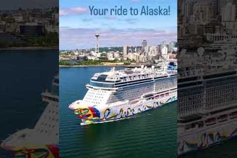 Your ride to Alaska is here…#alaskacruise #norwegianencore #shorts