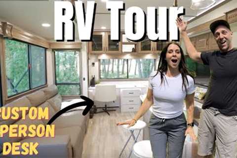 RV Tour of 33ft Luxury 5th Wheel (Perfect for Working Couples)  | Alliance Paradigm 295MK