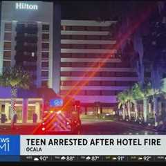 Teenager facing arson charges following Ocala hotel fire