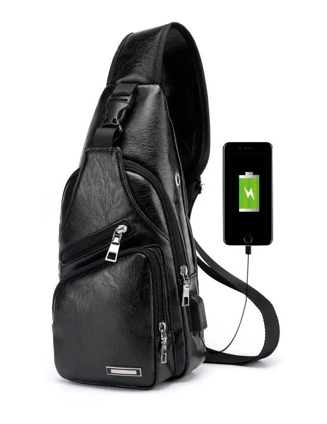 Free DIY Hub Black Shoulder Sling Bag -