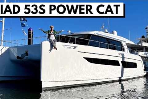 ILIAD 53S POWER CATAMARAN Luxury Long-Range Ocean-Capable Liveaboard Yacht Tour