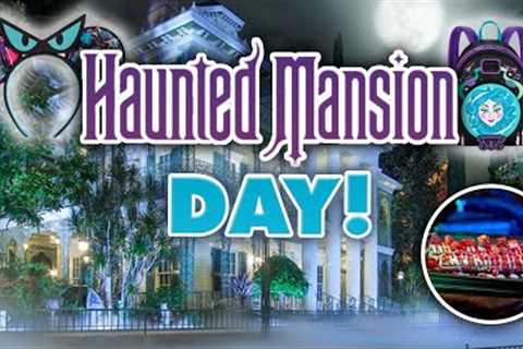 Haunted Mansion day at Disneyland | New food, new merch and HAUNTED MANSION!
