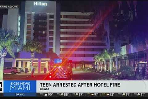 Teenager facing arson charges following Ocala hotel fire