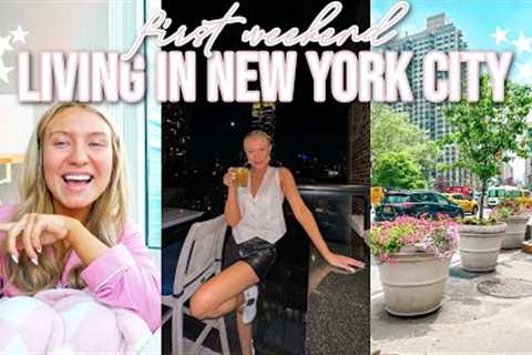 First Weekend Living in New York City! | Starbucks Reserve, Exploring the City, Moving In | LN x NYC