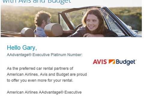 American Airlines Car Rental Discount