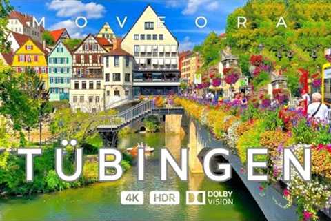 Tubingen Germany 🇩🇪 Colourful Summer Walk ☀️ 2023 4k HDR Walking Tour  ▶︎Captions