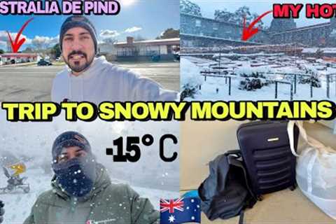 TRIP TO SNOWY MOUNTAINS | AUSTRALIA DE PIND | SNOW IN AUSTRALIA