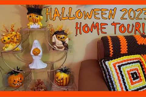 VINTAGE HALLOWEEN Home Living Room TOUR 2023, Thrifted Pumpkin JOL''s, Owls, Ghosts & Eerie..