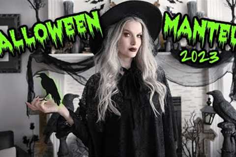 HALLOWEEN MANTEL 2023! DECORATE WITH ME!!!