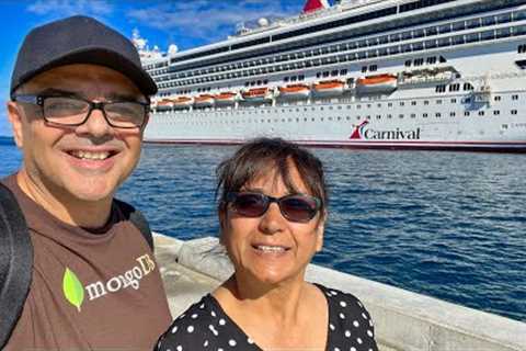 We visit Nassau Bahamas on a BIG cruise ship