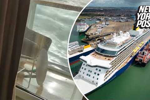 Video shows horrifying moments cruise ship passengers ‘feared for their lives’: ‘Tables were flying’