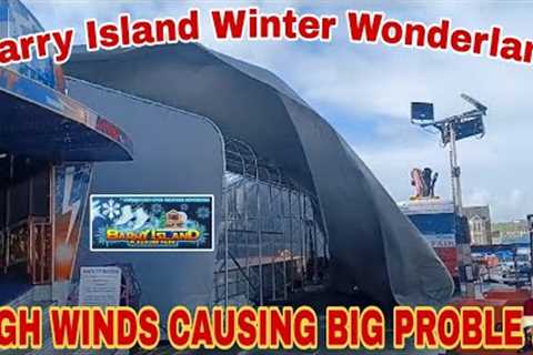 HIGH WINDS CAUSING BIG PROBLEMS (BARRY ISLAND WINTER WONDERLAND 2023)