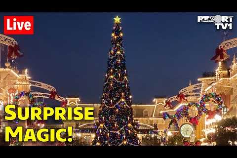 🔴Live: Surprise Magic Kingdom Christmas & Holiday Fun - Walt Disney World Live Stream -..