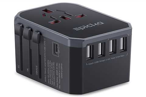 Charge All Your Devices on the Go with This Universal Travel Adapter