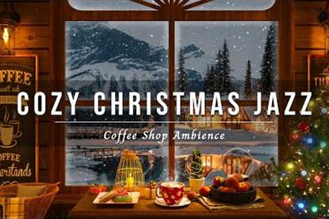 Snowy Winter Jazz ❄️ Smooth Jazz Music in a Cozy Christmas Ambience Winter & Snow Falling by..