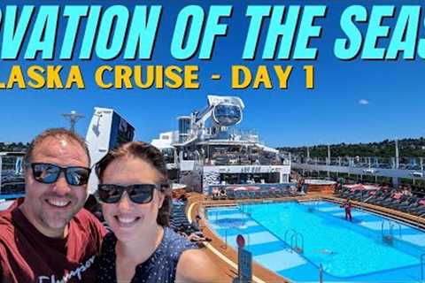 Ovation of the Seas Alaska Cruise - Sail Away From Seattle - VLOG Day 1