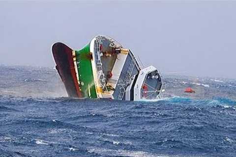 BIG SHIP CRASHING INTO SHORE | Awesome Ship Launches Big Waves, FAILS and CLOSE CALLS