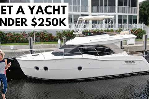 2013 CARVER 34 COMMAND BRIDGE Entry-Level Power Yacht Tour / Starter Liveaboard Boat