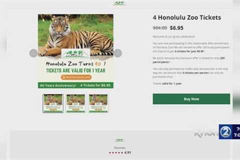 These Honolulu Zoo tickets are too good to be true