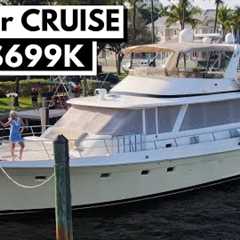 $699,000 2000 OFFSHORE 62'' Flushdeck FAST Trawler in 4K / Liveaboard Explorer Expedition Yacht Tour