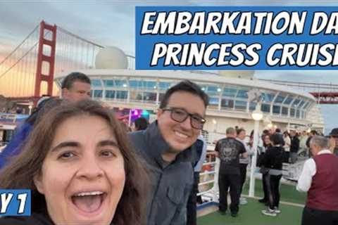 Embarkation Day on the Crown Princess, Pacific Coast Thanksgiving Cruise from San Francisco